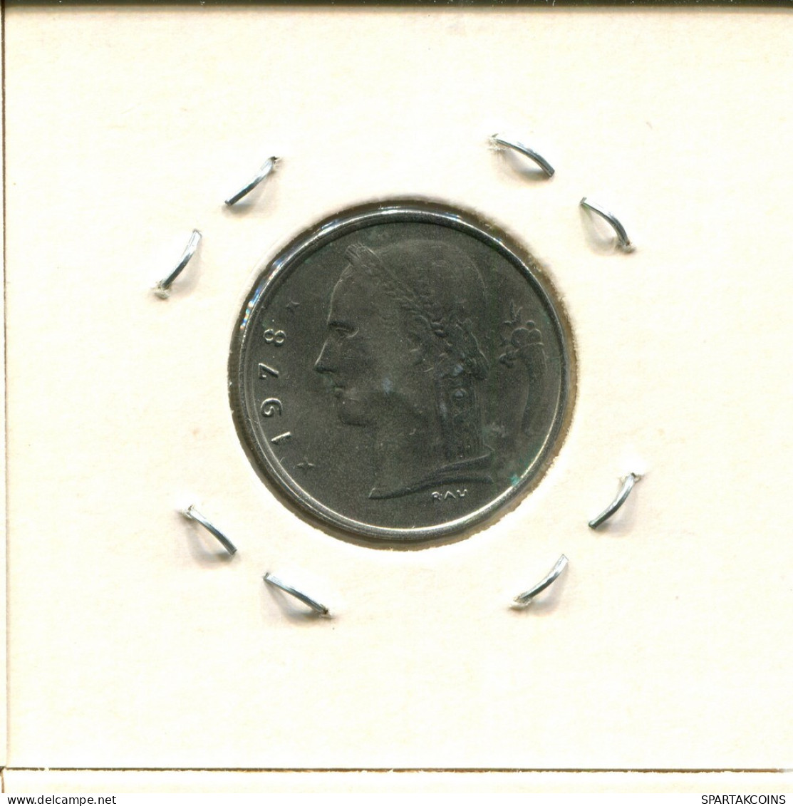 1 FRANC 1978 DUTCH Text BELGIEN BELGIUM Münze #BA537.D.A - 1 Franc