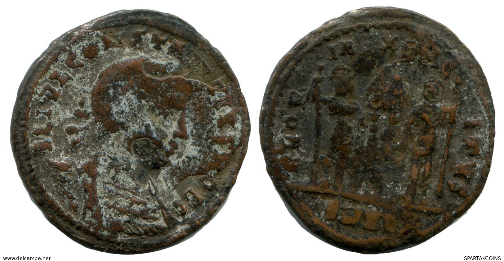 CONSTANTIUS II MINTED IN ALEKSANDRIA FOUND IN IHNASYAH HOARD #ANC10481.14.D.A - The Christian Empire (307 AD To 363 AD)