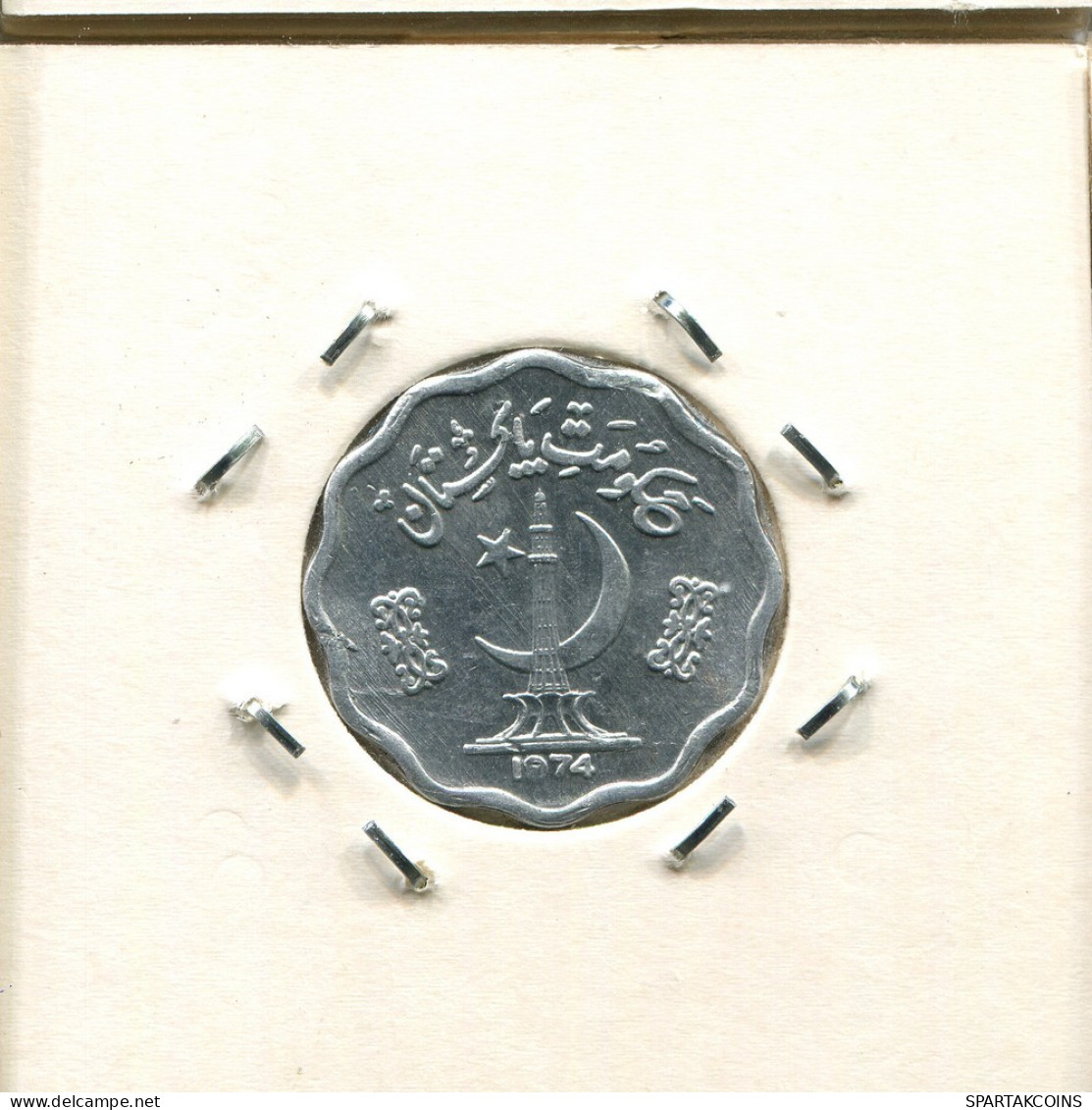 10 PAISA 1974 PAKISTAN Münze #AS071.D.A - Pakistán