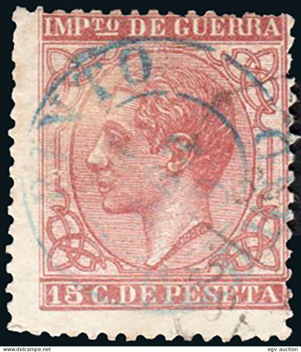 Madrid - Edi O 188 - 15 Céntimos - Mat Fech. Tp. II Azul "Pinto" - Used Stamps