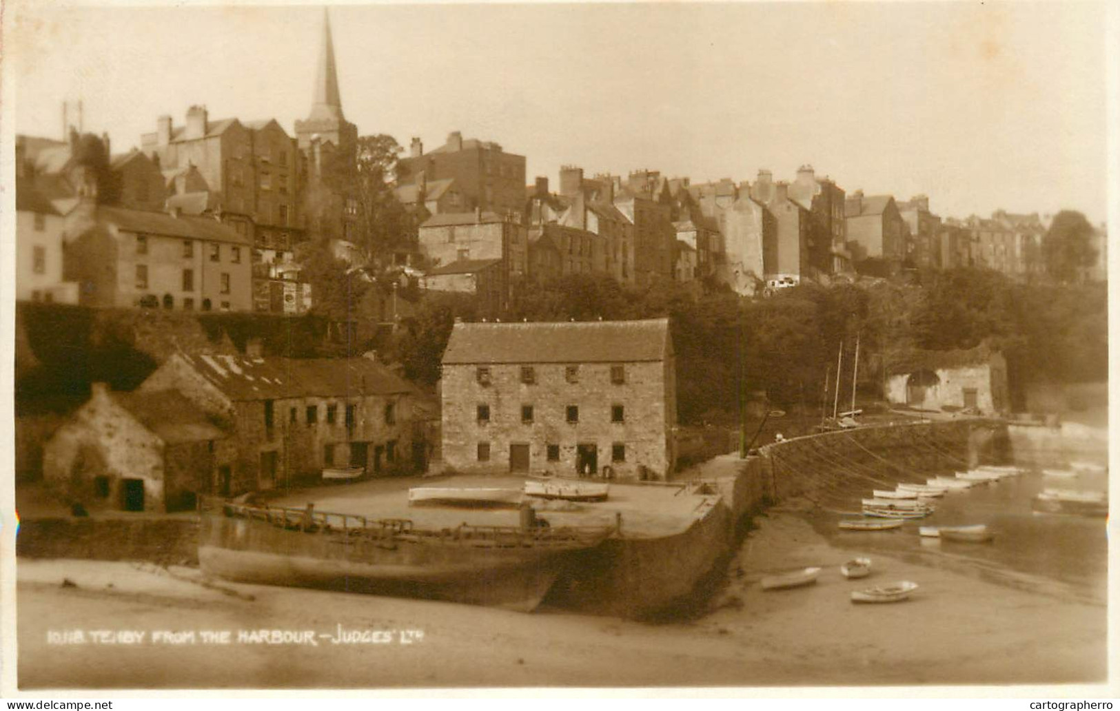 Wales Tenby From The Harbour - Pembrokeshire