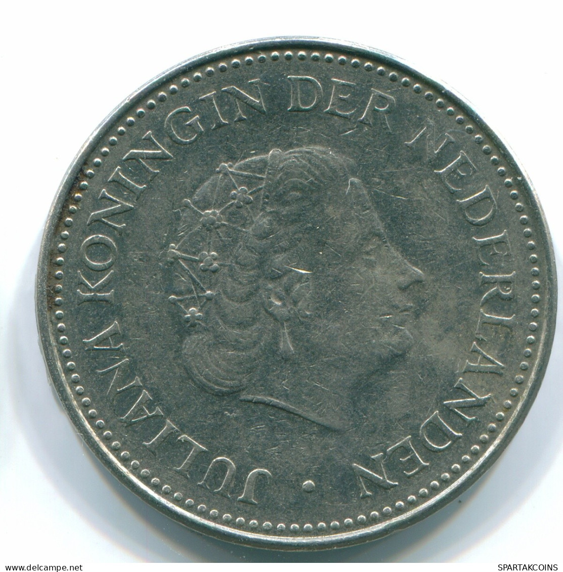 1 GULDEN 1971 ANTILLAS NEERLANDESAS Nickel Colonial Moneda #S11949.E.A - Antilles Néerlandaises