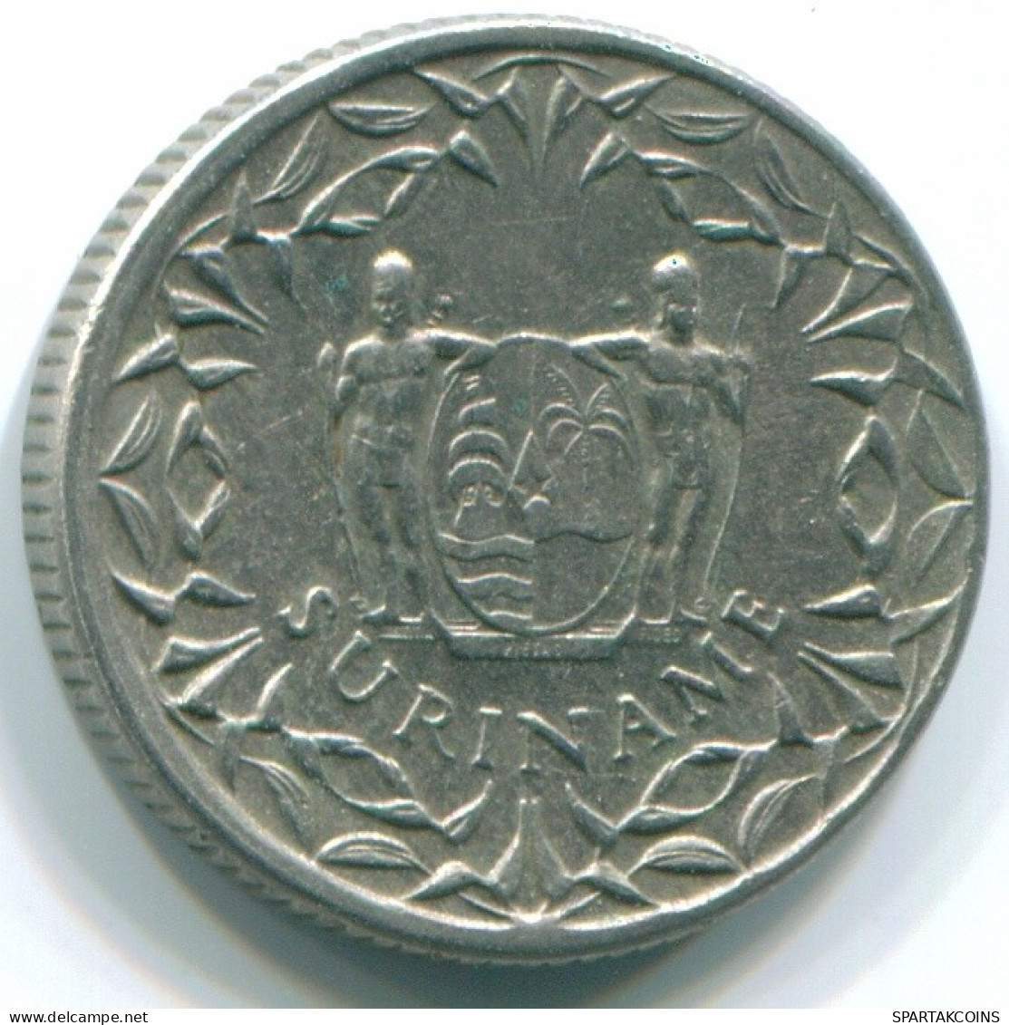 10 CENTS 1966 SURINAM NIEDERLANDE Nickel Koloniale Münze #S13250.D.A - Surinam 1975 - ...