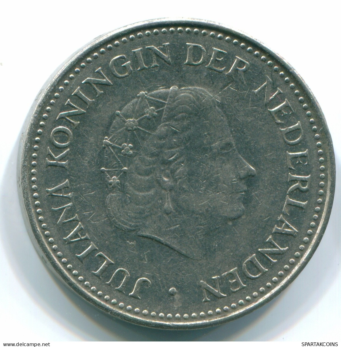 1 GULDEN 1971 NETHERLANDS ANTILLES Nickel Colonial Coin #S12004.U.A - Antilles Néerlandaises