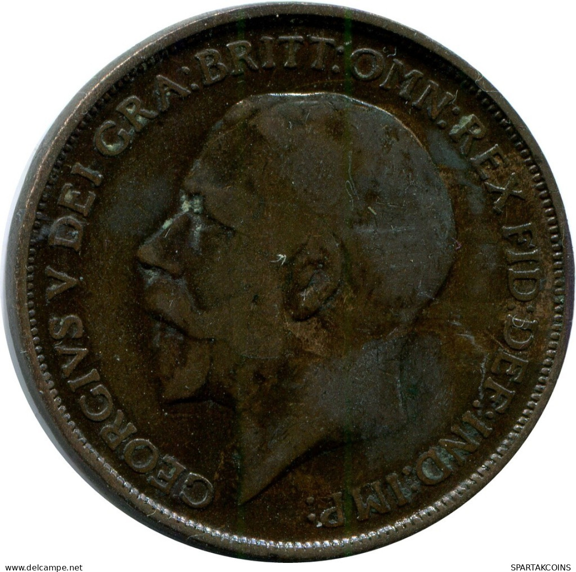 PENNY 1913 UK GROßBRITANNIEN GREAT BRITAIN Münze #AZ702.D.A - D. 1 Penny