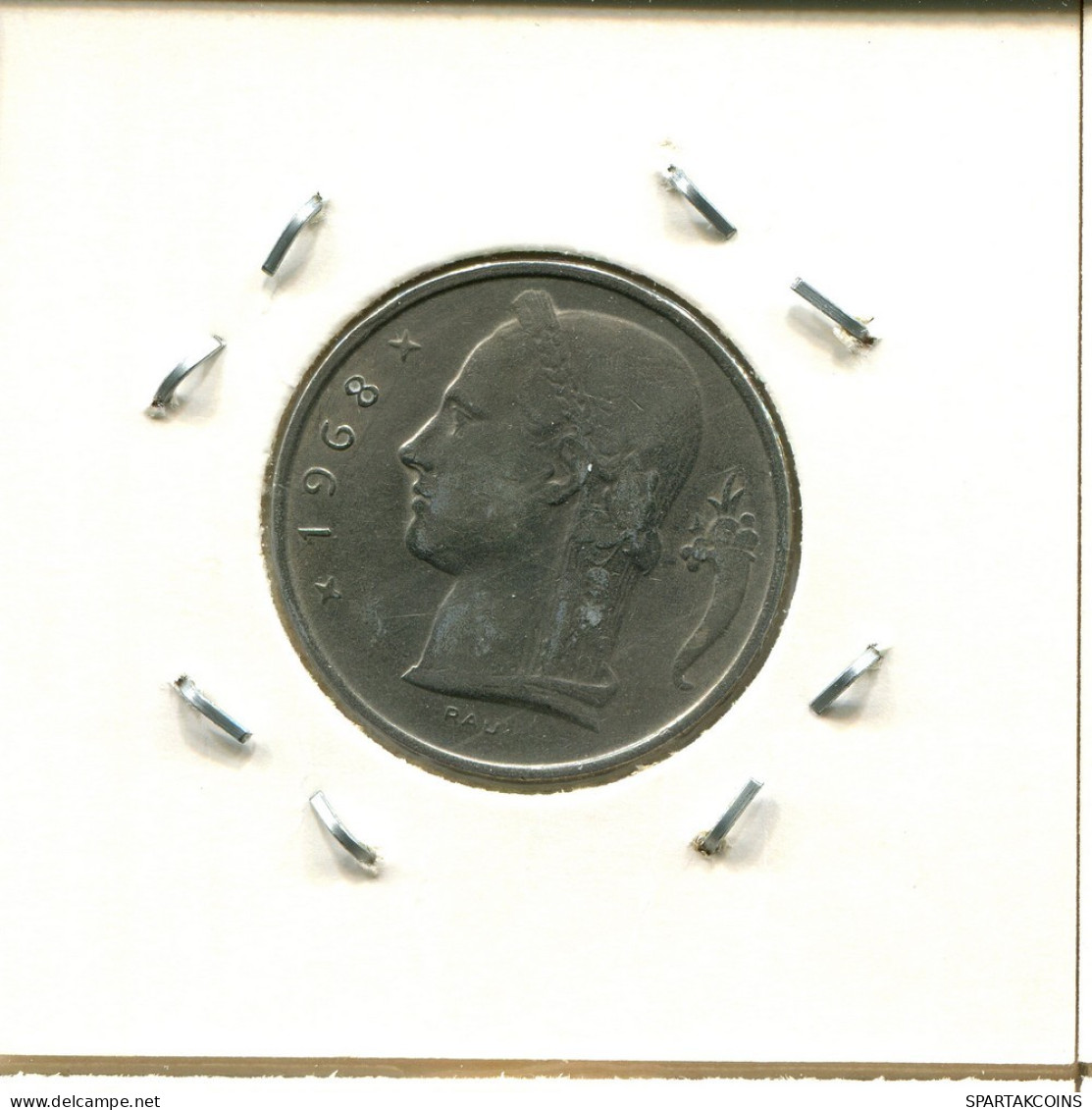 5 FRANCS 1967 DUTCH Text BELGIUM Coin #BA597.U.A - 5 Francs