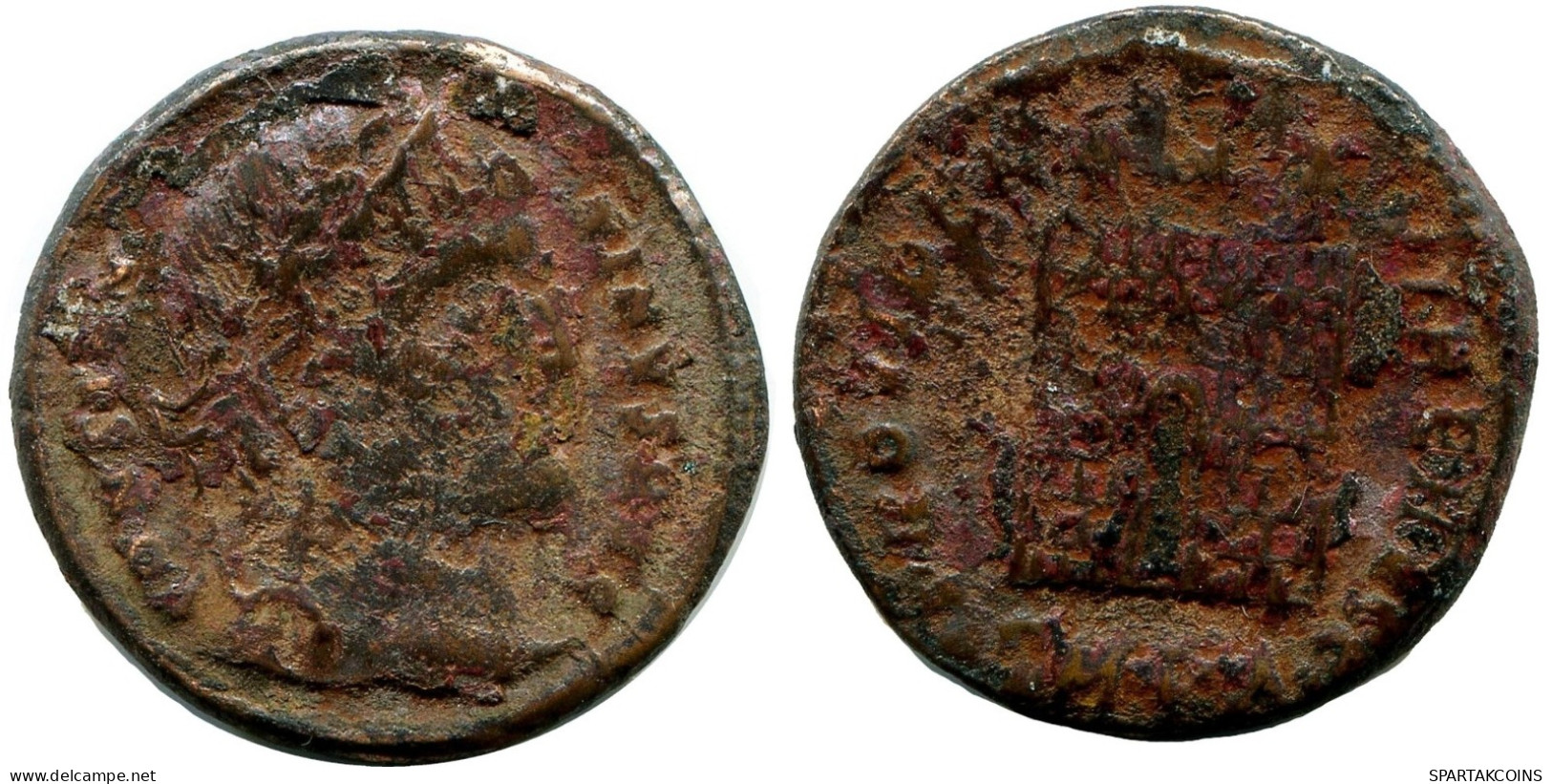 CONSTANTINE I MINTED IN CYZICUS FROM THE ROYAL ONTARIO MUSEUM #ANC11027.14.U.A - El Imperio Christiano (307 / 363)