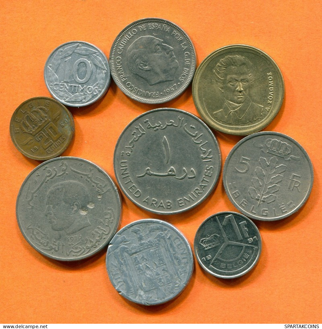Collection MUNDO Moneda Lote Mixto Diferentes PAÍSES Y REGIONES #L10187.1.E.A - Other & Unclassified