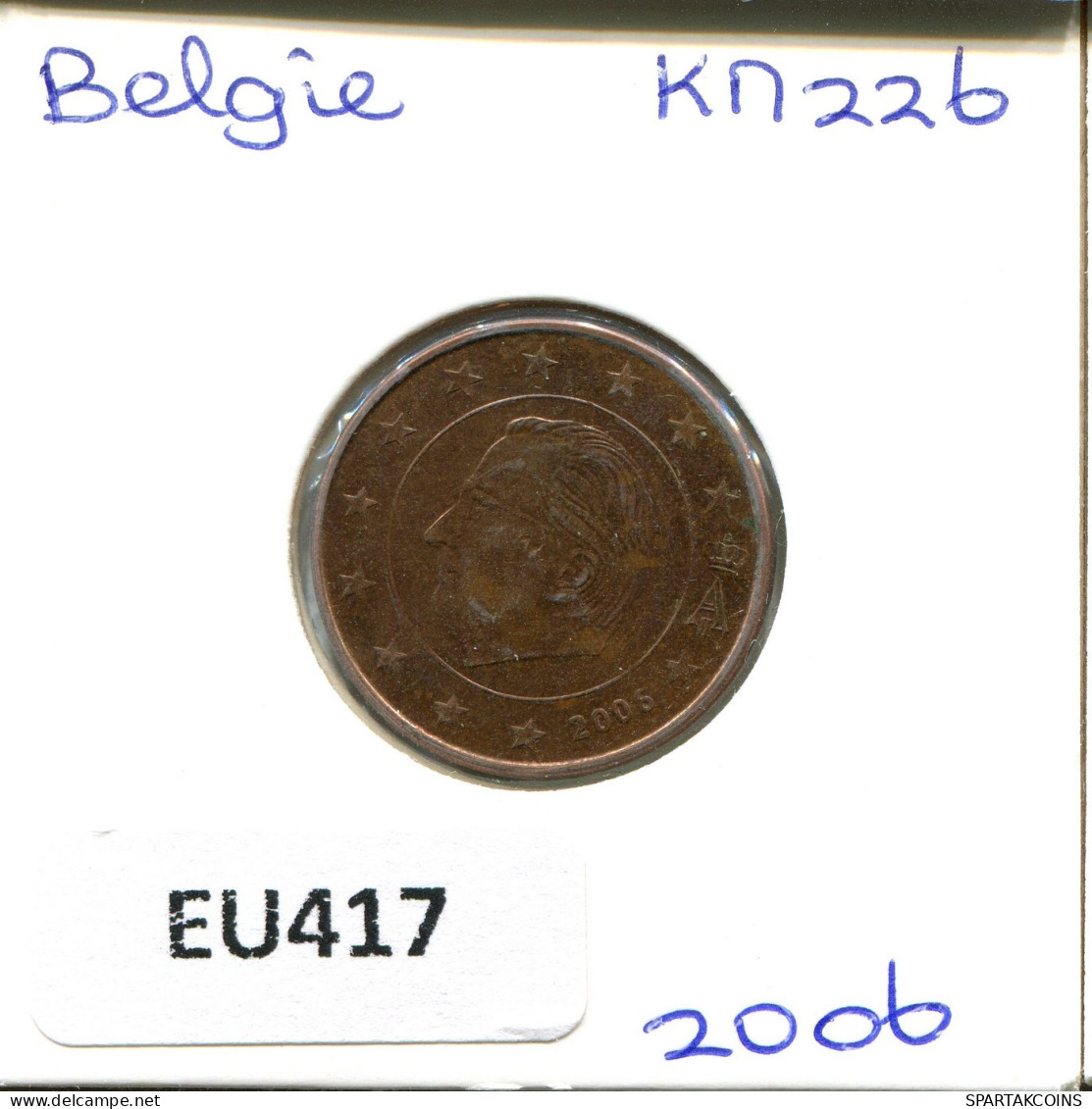 5 EURO CENTS 2006 BELGIEN BELGIUM Münze #EU417.D.A - Belgien
