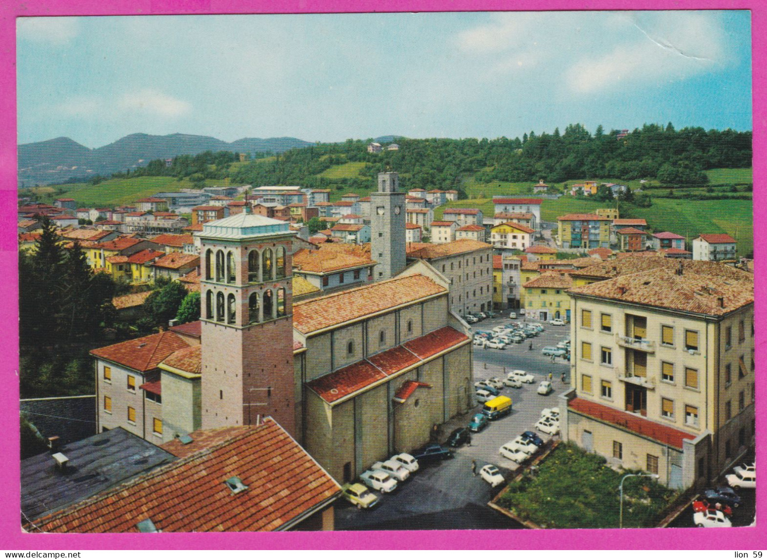 293969 / Italy - PAVULLO NEL FRIGNANO 686 S.m. Panorama Aerial View PC 1970 USED 55 L Coin Of Syracuse Italia Italie - 1961-70: Storia Postale