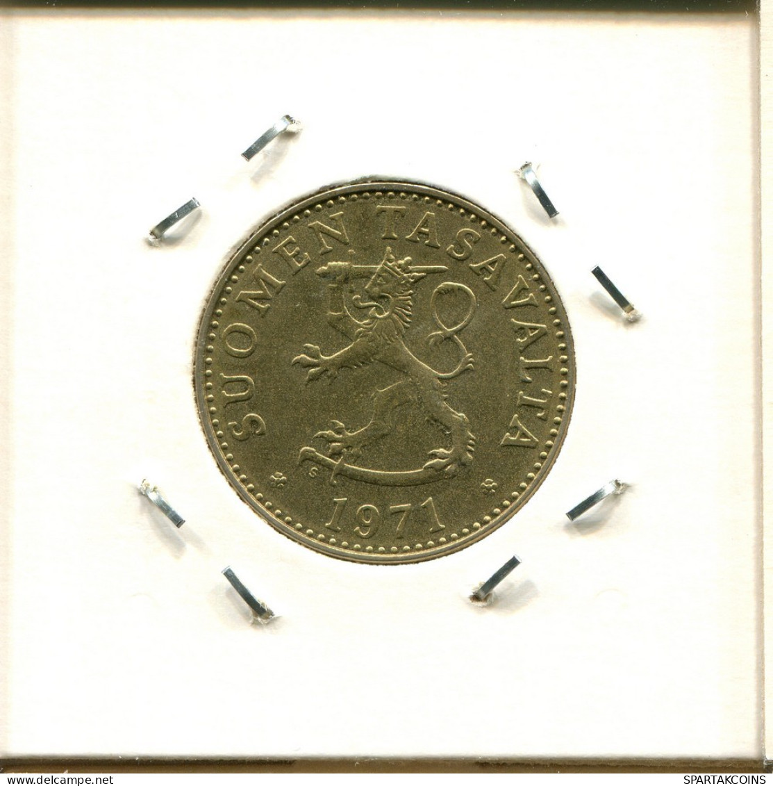 50 PENNIA 1971 FINLAND Coin #BA103.U.A - Finland