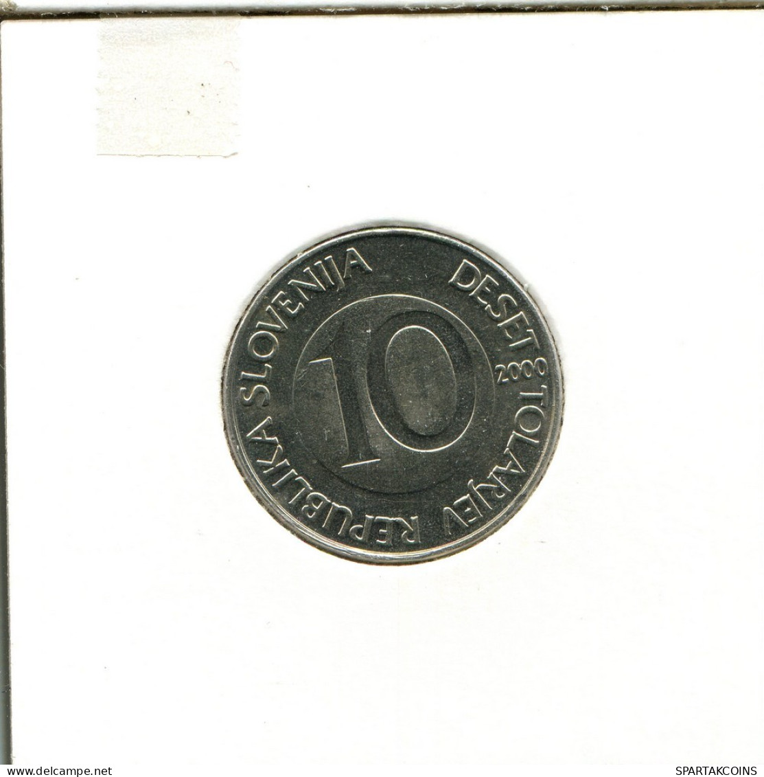 10 TOLARJEV 2000 SLOWENIEN SLOVENIA Münze #AS574.D.A - Slovénie