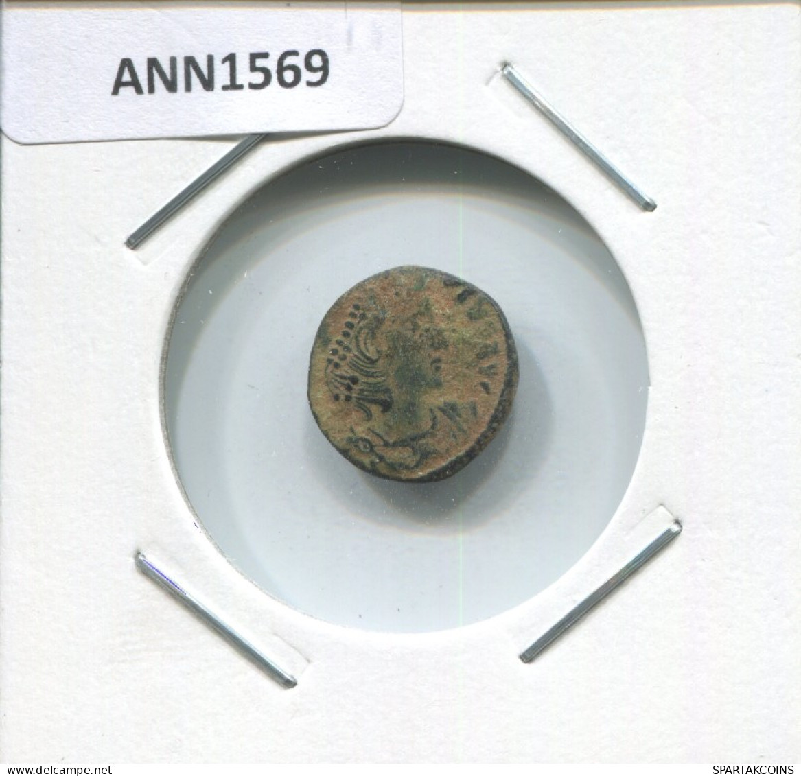 IMPEROR? GLORIA EXERCITVS TWO SOLDIERS 0.9g/14mm ROMAN Pièce #ANN1569.10.F.A - Other & Unclassified