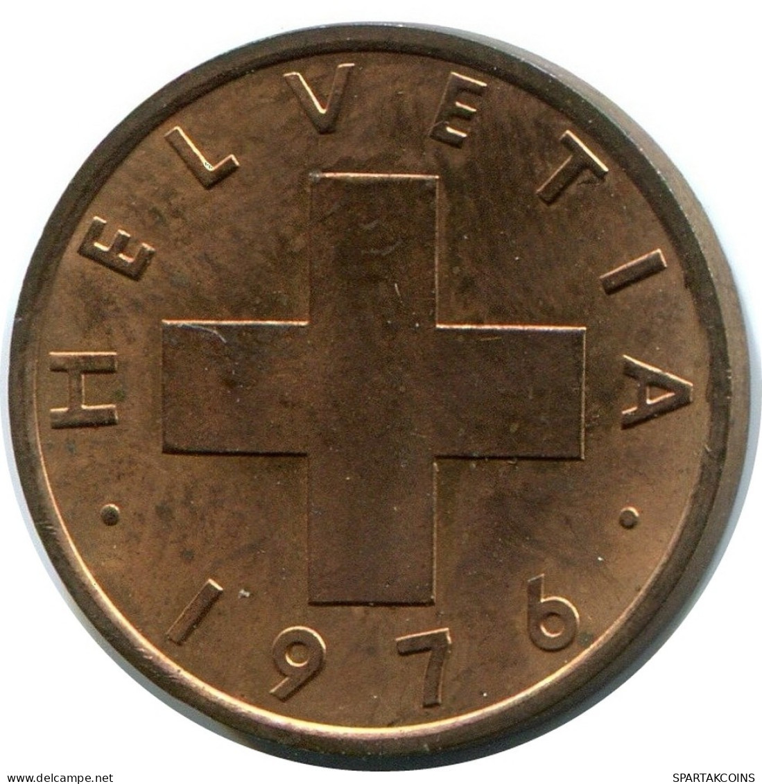 1 RAPPEN 1976 SWITZERLAND Coin #AY102.3.U.A - Otros & Sin Clasificación