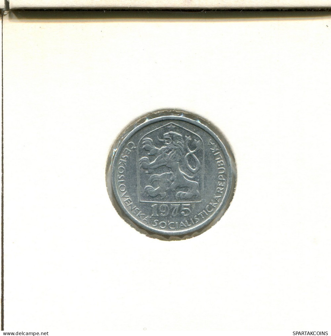 10 HALERU 1975 CZECHOSLOVAKIA Coin #AS936.U.A - Czechoslovakia