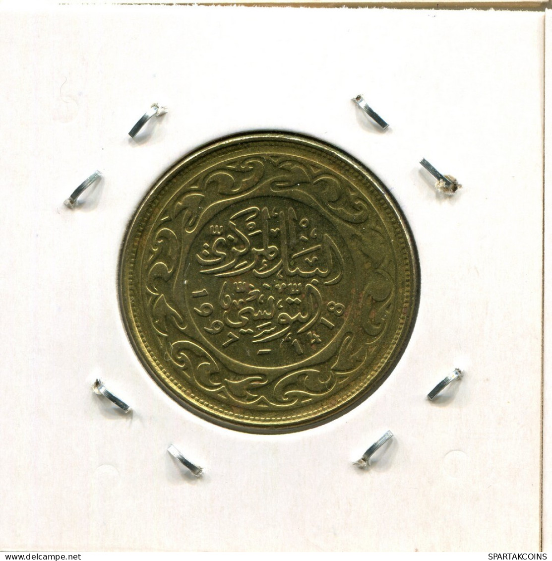 100 MILLIMES 1997 TÚNEZ TUNISIA Moneda #AP832.2.E.A - Tunisie