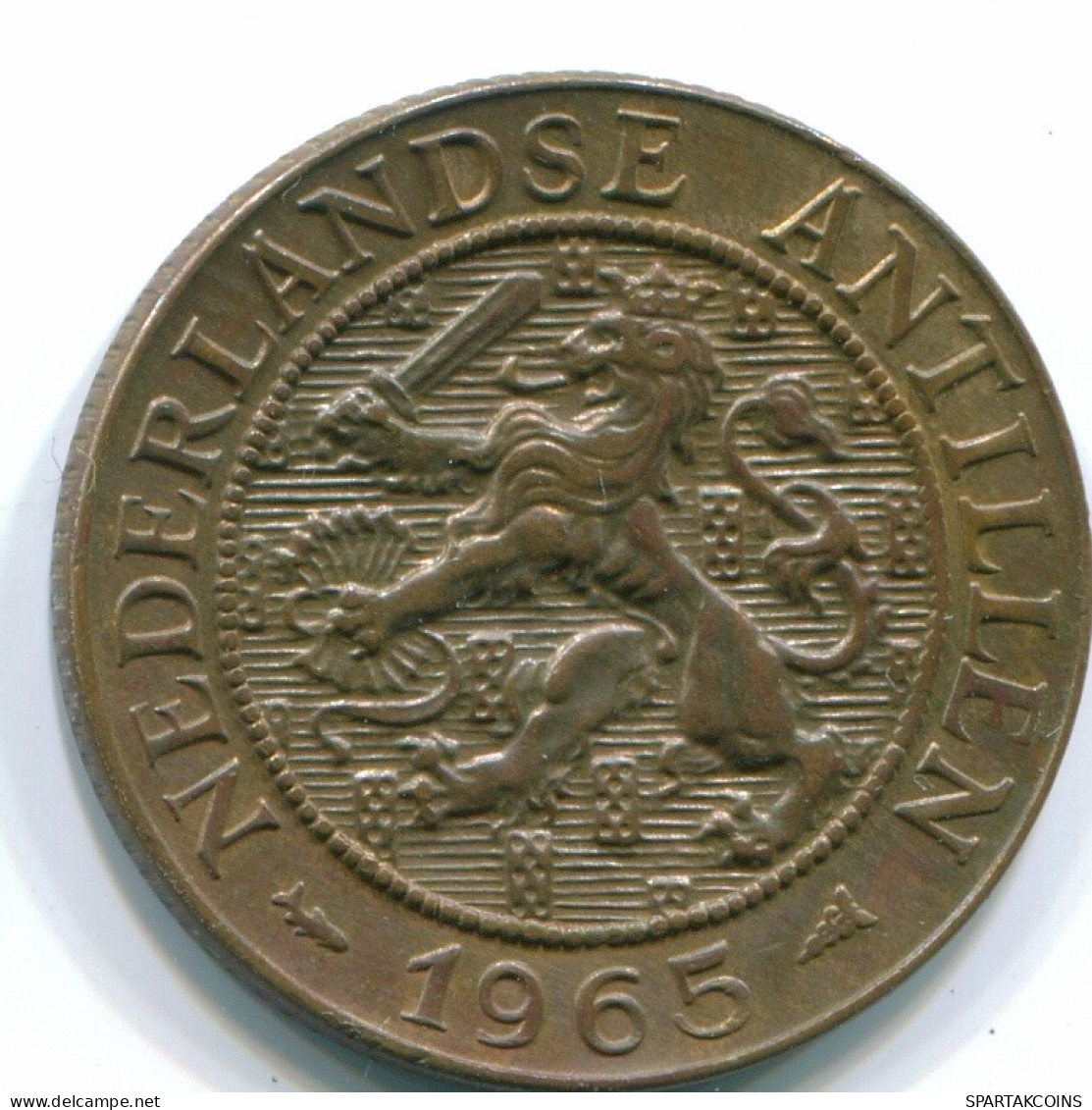 2 1/2 CENT 1965 CURACAO NIEDERLANDE NETHERLANDS Koloniale Münze #S10201.D.A - Curacao
