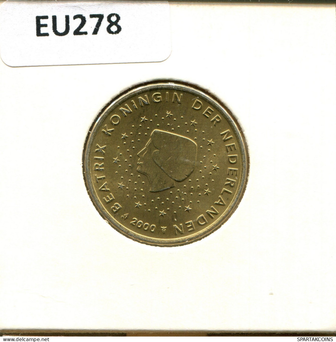 50 EURO CENTS 2000 NÉERLANDAIS NETHERLANDS Pièce #EU278.F.A - Netherlands