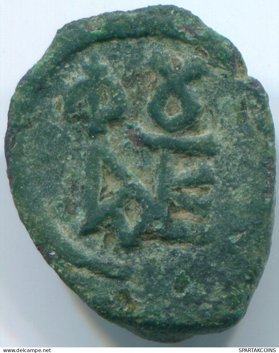 JUSTINII Æ PENTANUMMIUM NICOMEDIA 565-578 1.5 G/17.33mm #ANC13709.16.U.A - Byzantinische Münzen