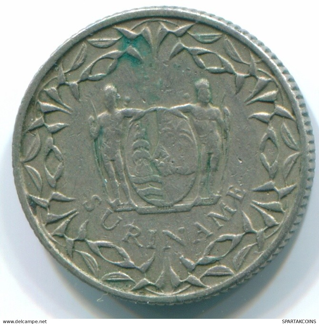 10 CENTS 1962 SURINAME NEERLANDÉS NETHERLANDS Nickel Colonial Moneda #S13187.E.A - Suriname 1975 - ...