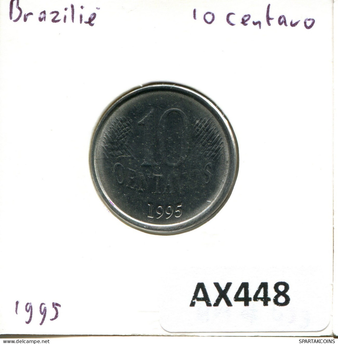 10 CENTAVOS 1995 BRÉSIL BRAZIL Pièce #AX448.F.A - Brésil