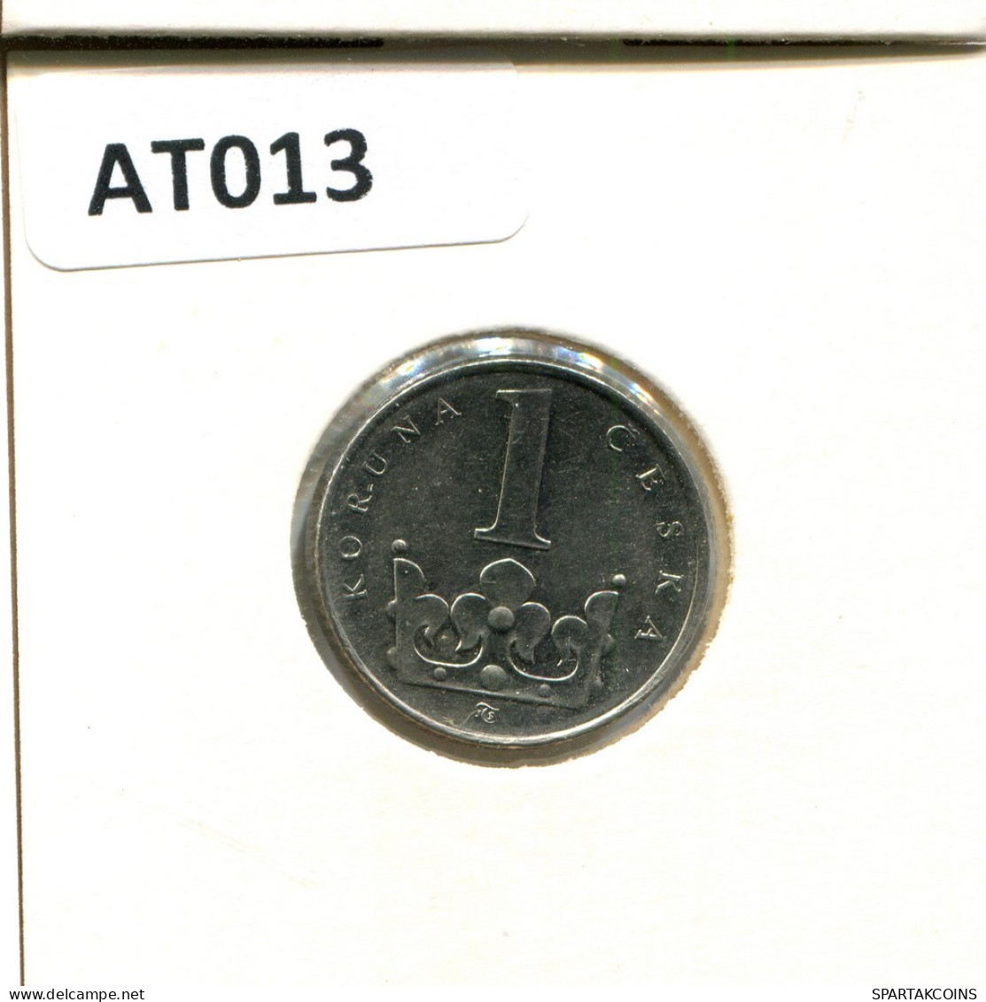 1 KORUNA 1995 CZECH REPUBLIC Coin #AT013.U.A - Tchéquie