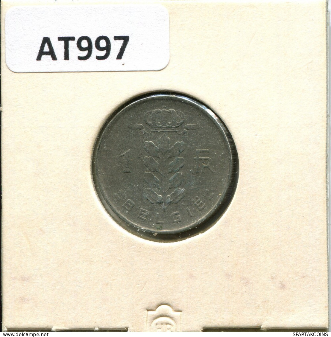 1 FRANC 1952 DUTCH Text BÉLGICA BELGIUM Moneda #AT997.E.A - 1 Franc