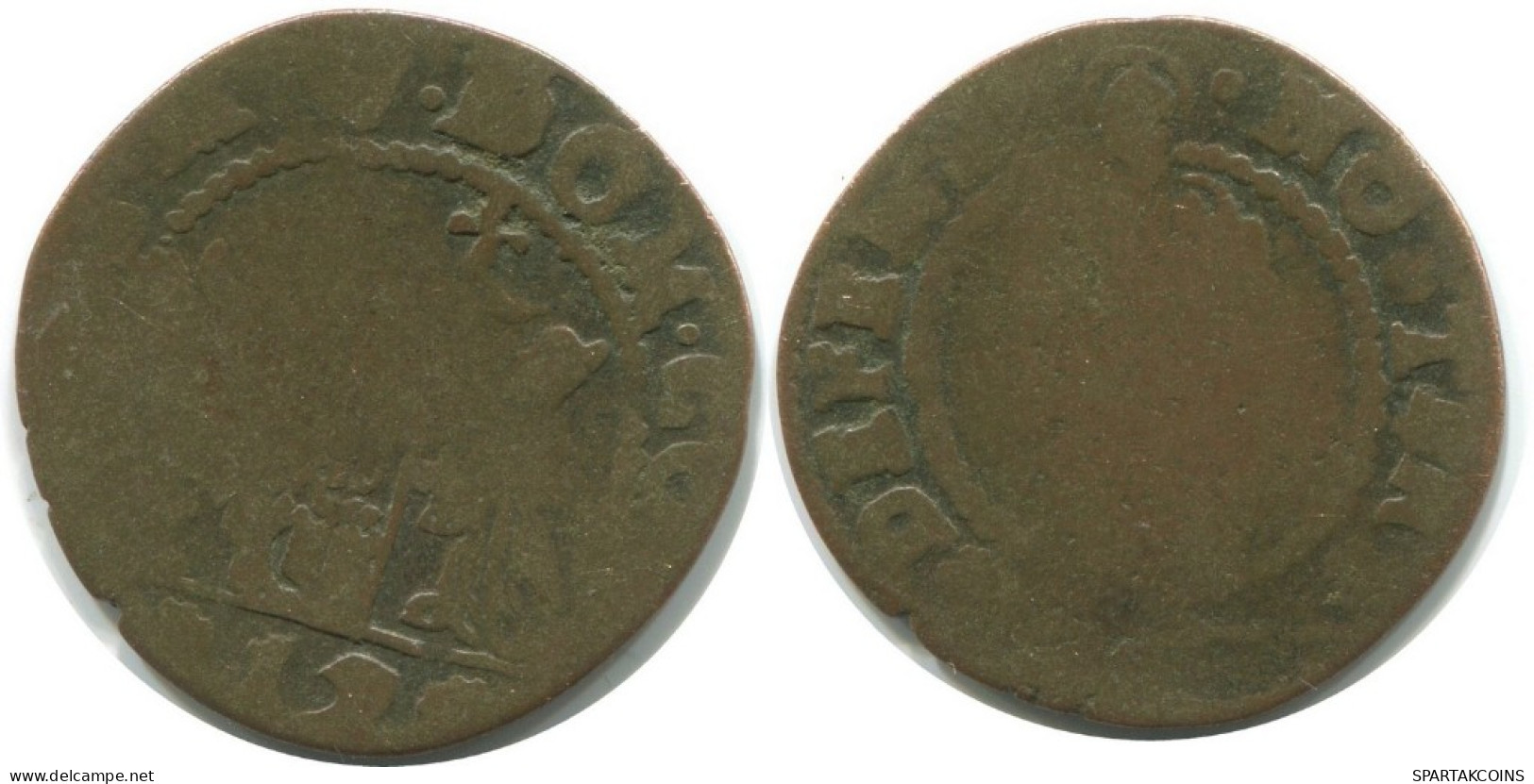 Authentic Original MEDIEVAL EUROPEAN Coin 1.7g/20mm #AC043.8.E.A - Sonstige – Europa
