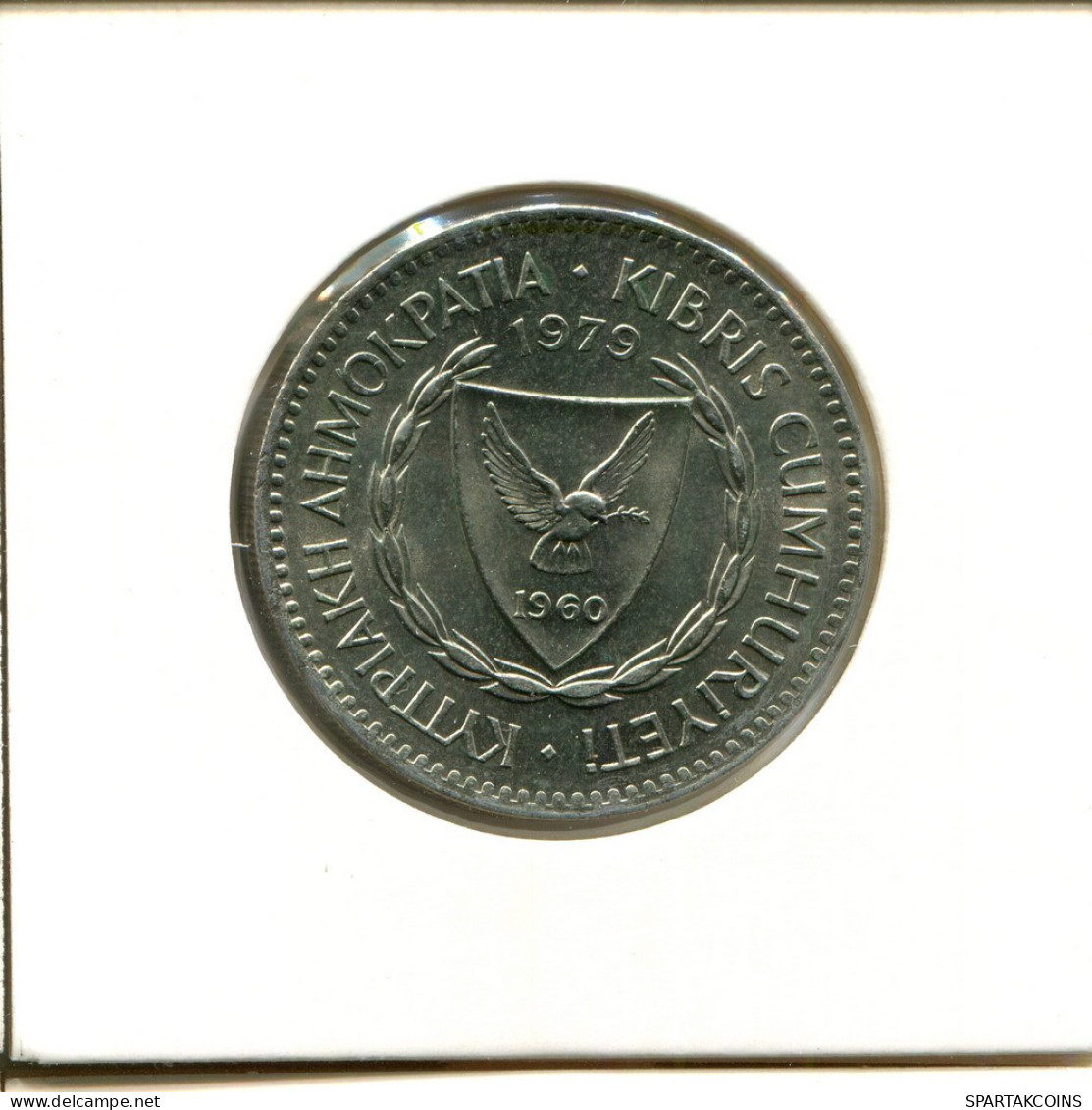 100 MILS 1979 ZYPERN CYPRUS Münze #AZ883.D.A - Chipre