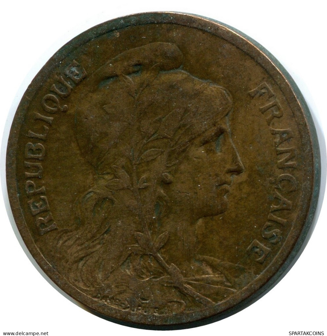 5 CENTIMES 1898 FRANCE Coin #AX871.U.A - 5 Centimes