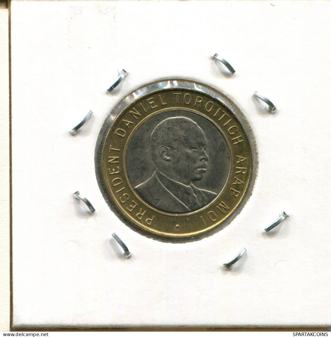 10 SHILLINGS 1997 KENYA BIMETALLIC Moneda #AS336.E.A - Kenya