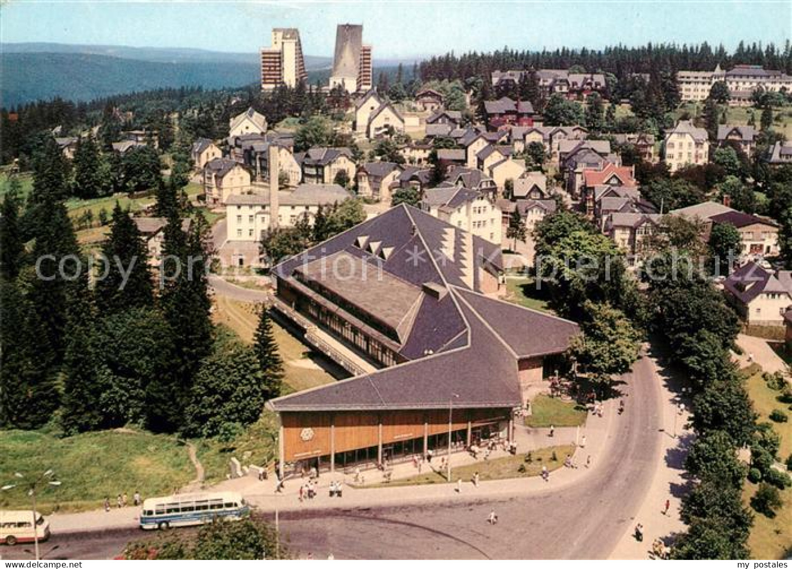 73103185 Oberhof Thueringen Blick Vom FDGB Erholungsheim Rennsteig Oberhof Thuer - Oberhof