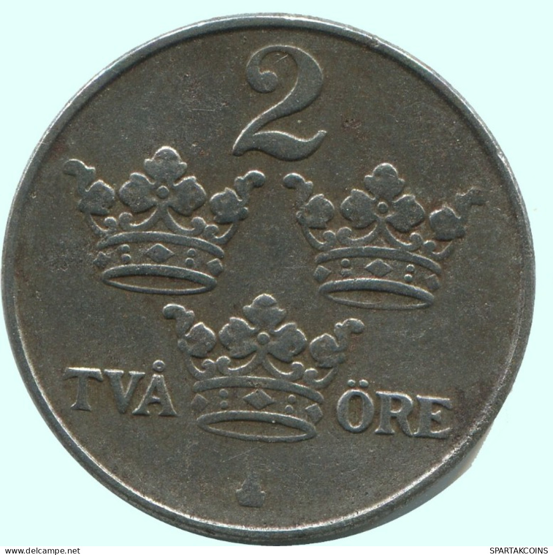 2 ORE 1918 SCHWEDEN SWEDEN Münze #AC758.2.D.A - Schweden