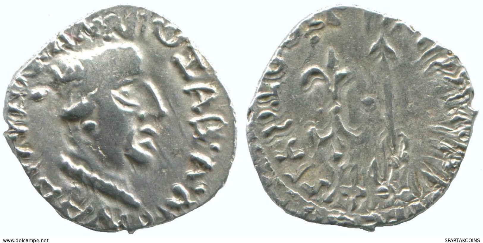 INDO-SKYTHIANS WESTERN KSHATRAPAS KING NAHAPANA AR DRACHM GRIEGO #AA480.40.E.A - Griechische Münzen