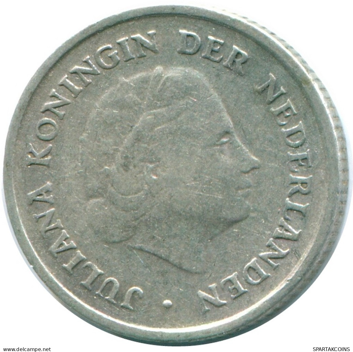 1/10 GULDEN 1960 NETHERLANDS ANTILLES SILVER Colonial Coin #NL12255.3.U.A - Nederlandse Antillen