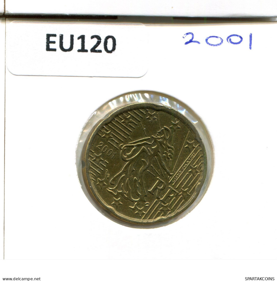 20 EURO CENTS 2001 FRANKREICH FRANCE Französisch Münze #EU120.D.A - Francia