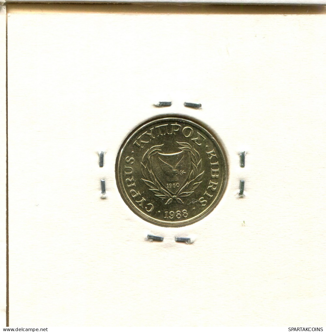 1 CENT 1988 CYPRUS Coin #AZ911.U.A - Chypre