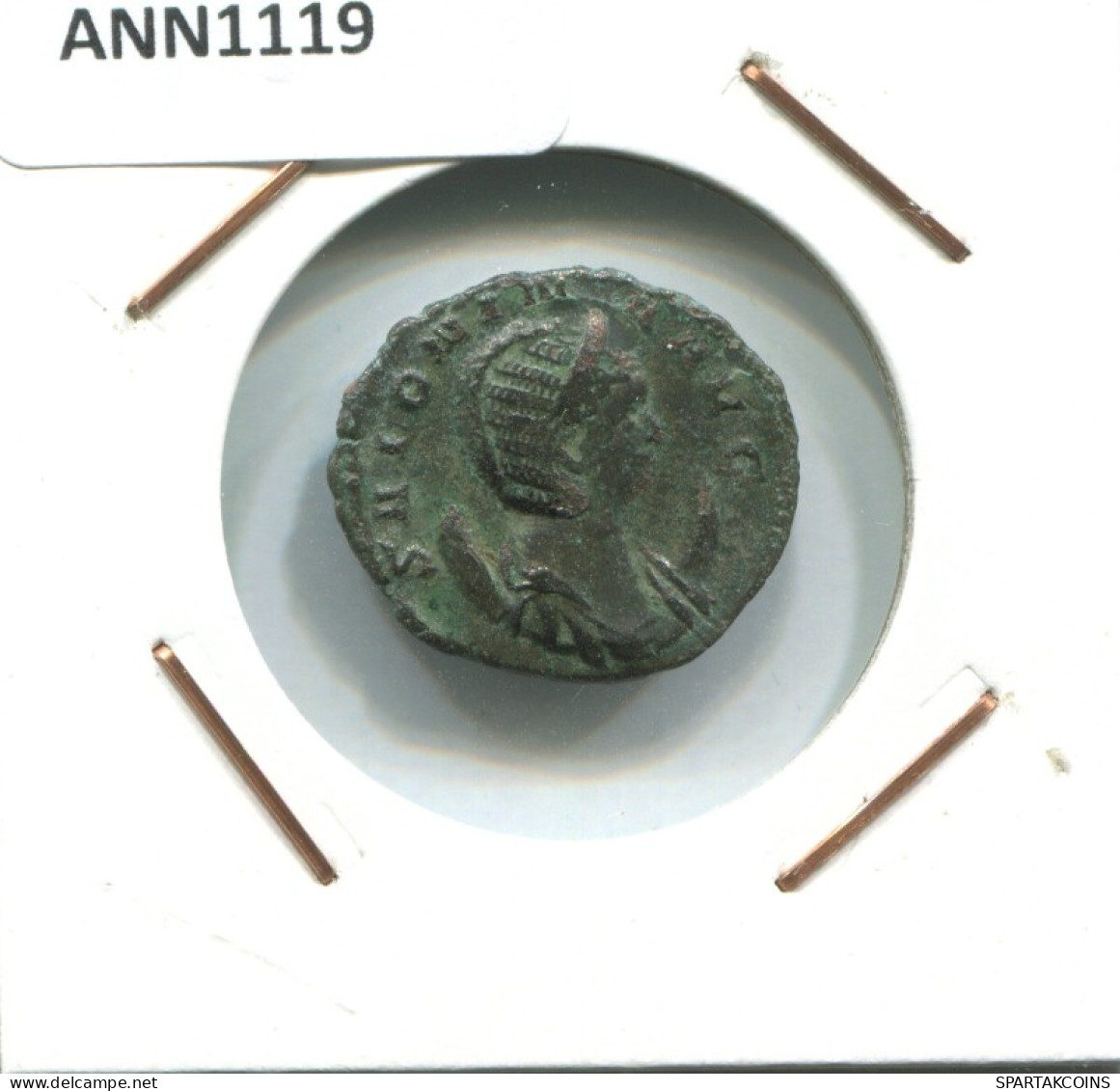 SALONINA 260-268AD SALONINA AVG 2.7g/20mm ROMAN EMPIRE Coin #ANN1119.15.U.A - La Crisi Militare (235 / 284)
