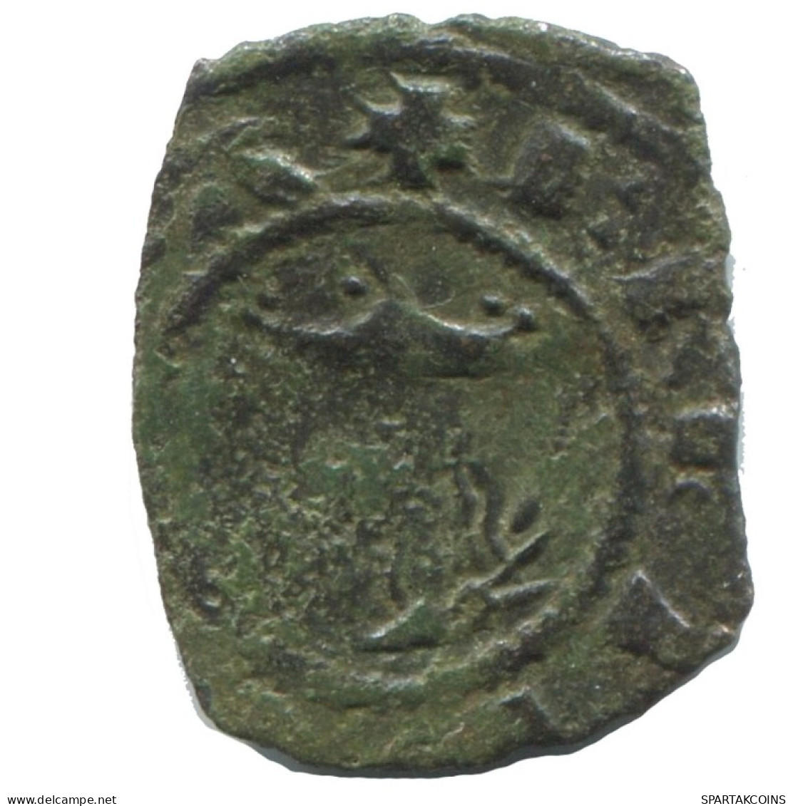 CRUSADER CROSS Authentic Original MEDIEVAL EUROPEAN Coin 0.7g/20mm #AC201.8.F.A - Other - Europe