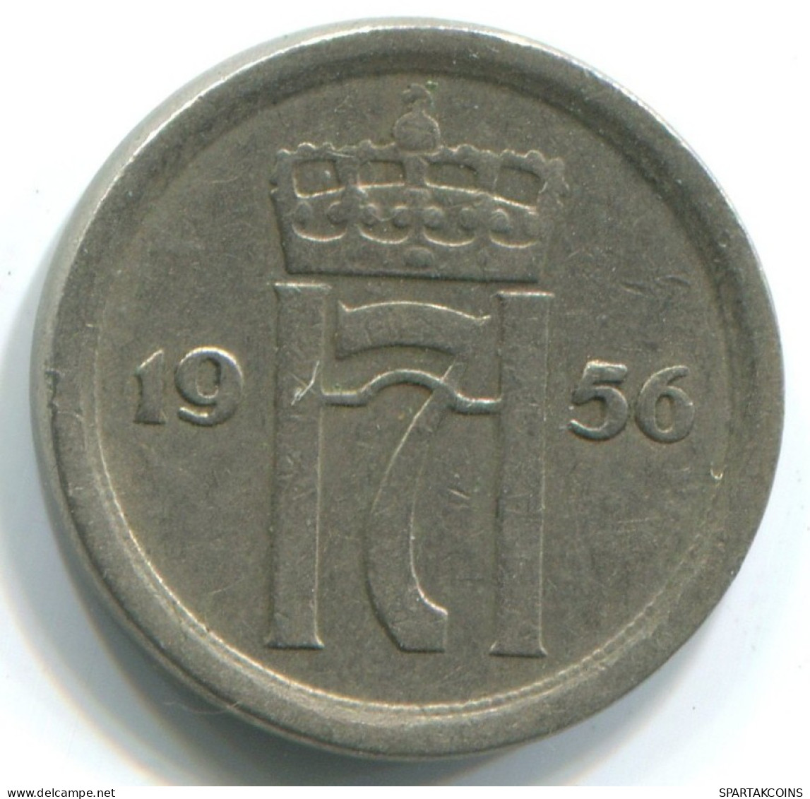 25 ORE 1956 NORWEGEN NORWAY Münze #WW1067.D.A - Norvège