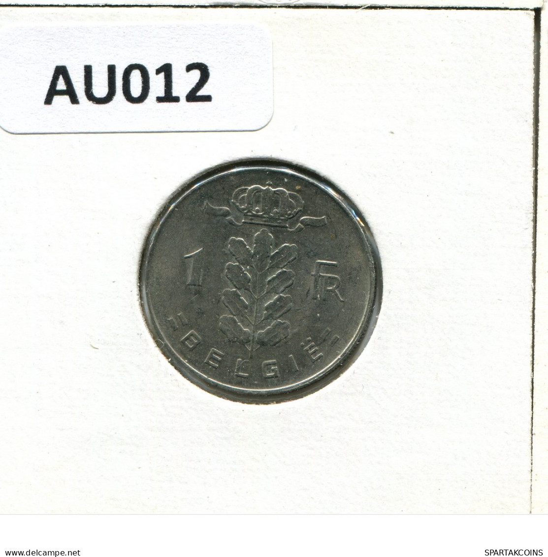 1 FRANC 1973 DUTCH Text BELGIUM Coin #AU012.U.A - 1 Franc