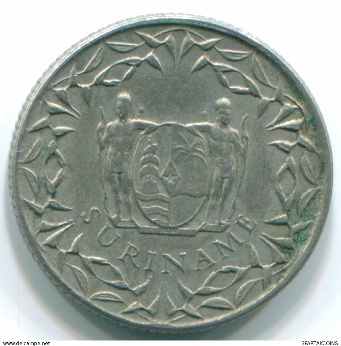 10 CENTS 1962 SURINAM NIEDERLANDE Nickel Koloniale Münze #S13226.D.A - Suriname 1975 - ...