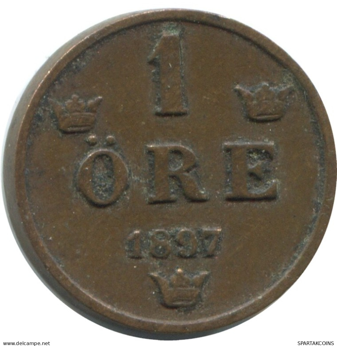 1 ORE 1897 SUECIA SWEDEN Moneda #AD308.2.E.A - Schweden