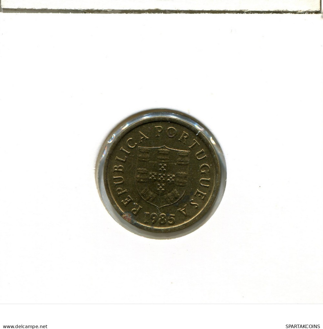 1 ESCUDO 1985 PORTUGAL Coin #AT337.U.A - Portogallo