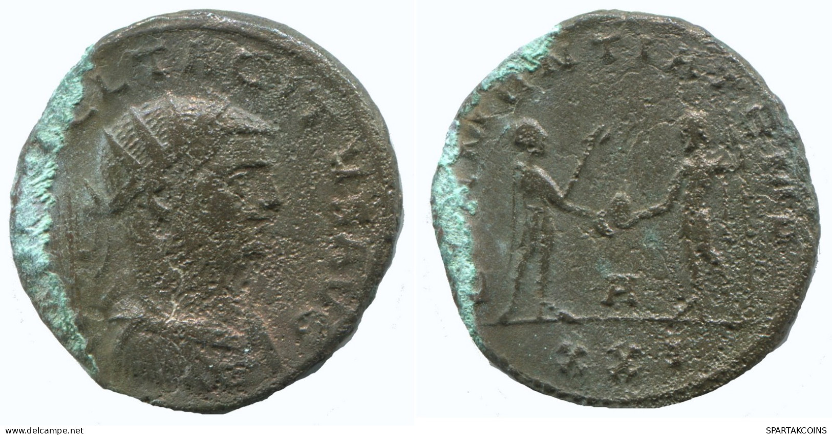 TACITUS ANTONINIANUS Antiochia A/xxi AD210 Clementiatemp 4g/22mm #NNN1942.18.F.A - Der Soldatenkaiser (die Militärkrise) (235 / 284)