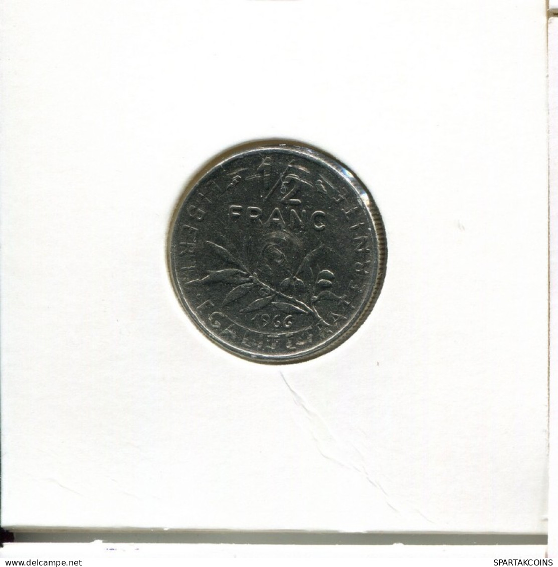 1/2 FRANC 1966 FRANCE Coin French Coin #AK512.U.A - 1/2 Franc