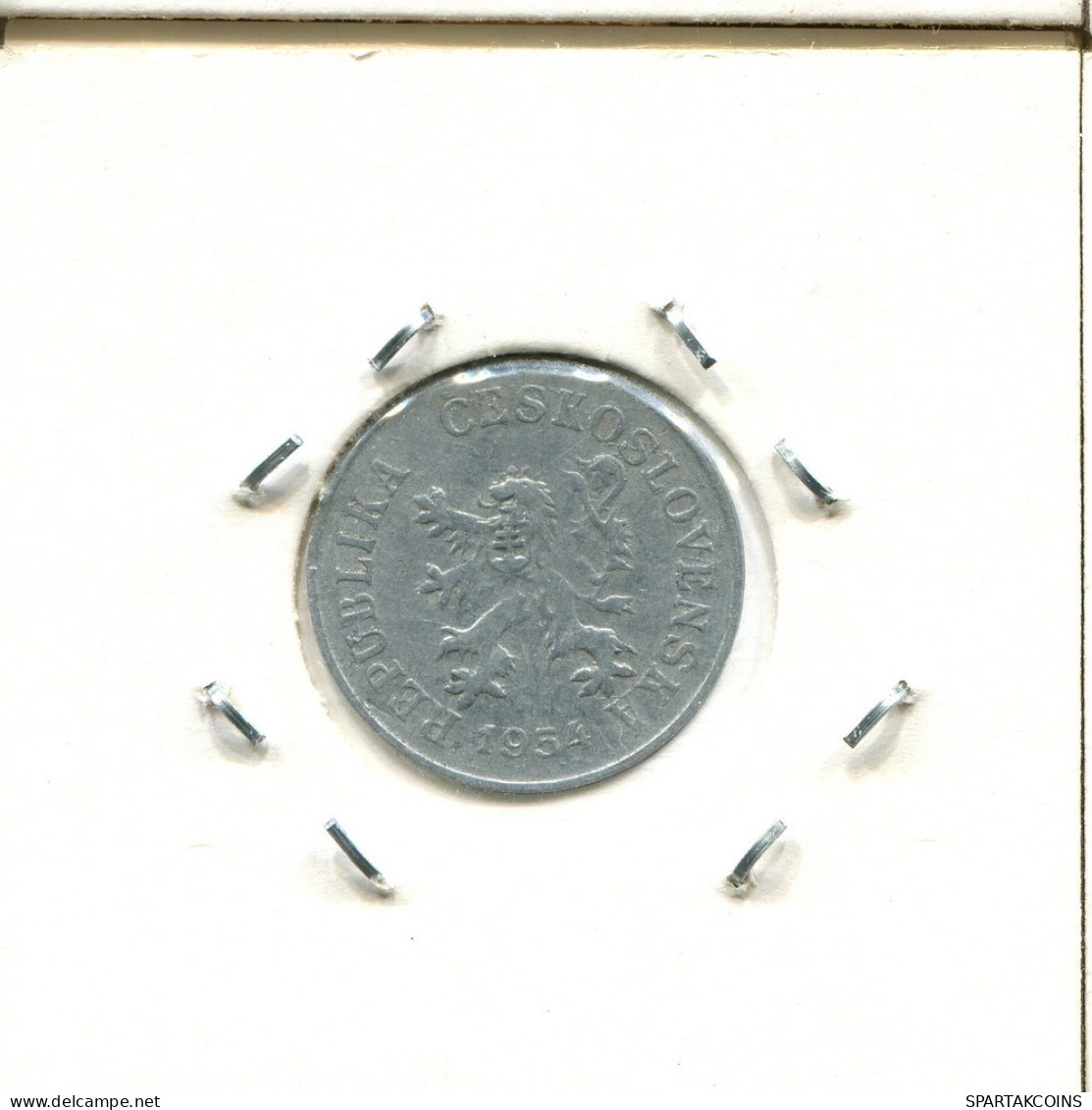 5 HALERU 1954 TSCHECHOSLOWAKEI CZECHOSLOWAKEI SLOVAKIA Münze #AS520.D.A - Tsjechoslowakije