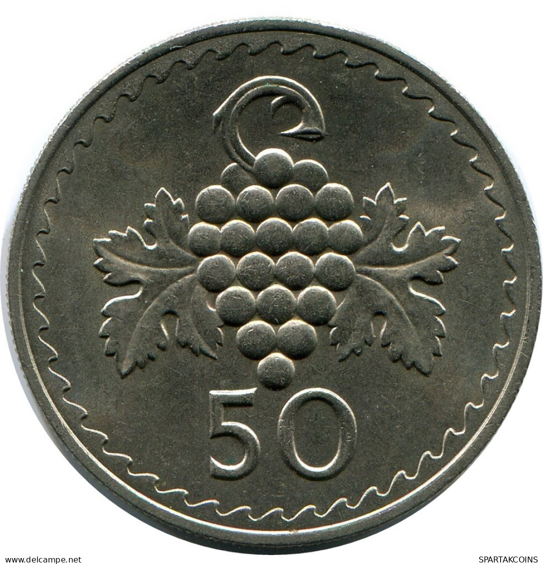 50 MILS 1970 CHIPRE CYPRUS Moneda #AP269.E.A - Chipre