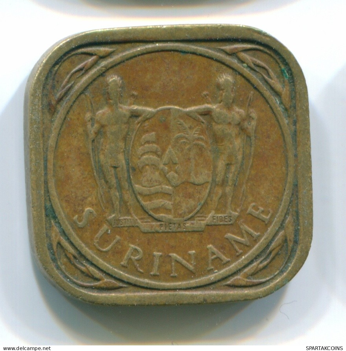 5 CENTS 1966 SURINAME Netherlands Nickel-Brass Colonial Coin #S12824.U.A - Surinam 1975 - ...