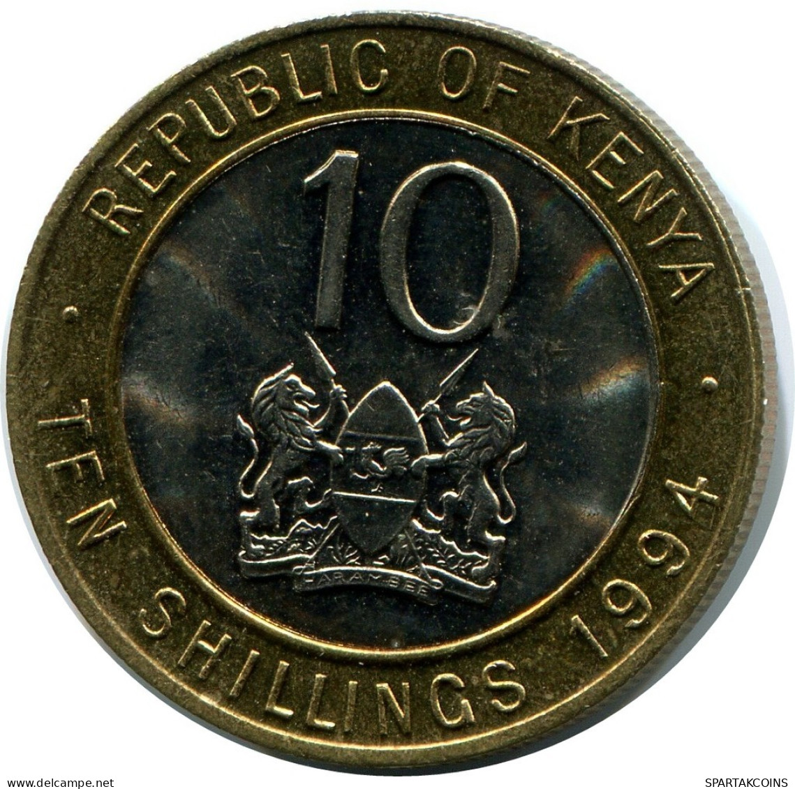 10 SHILLINGS 1994 KENYA Coin #AZ199.U.A - Kenia